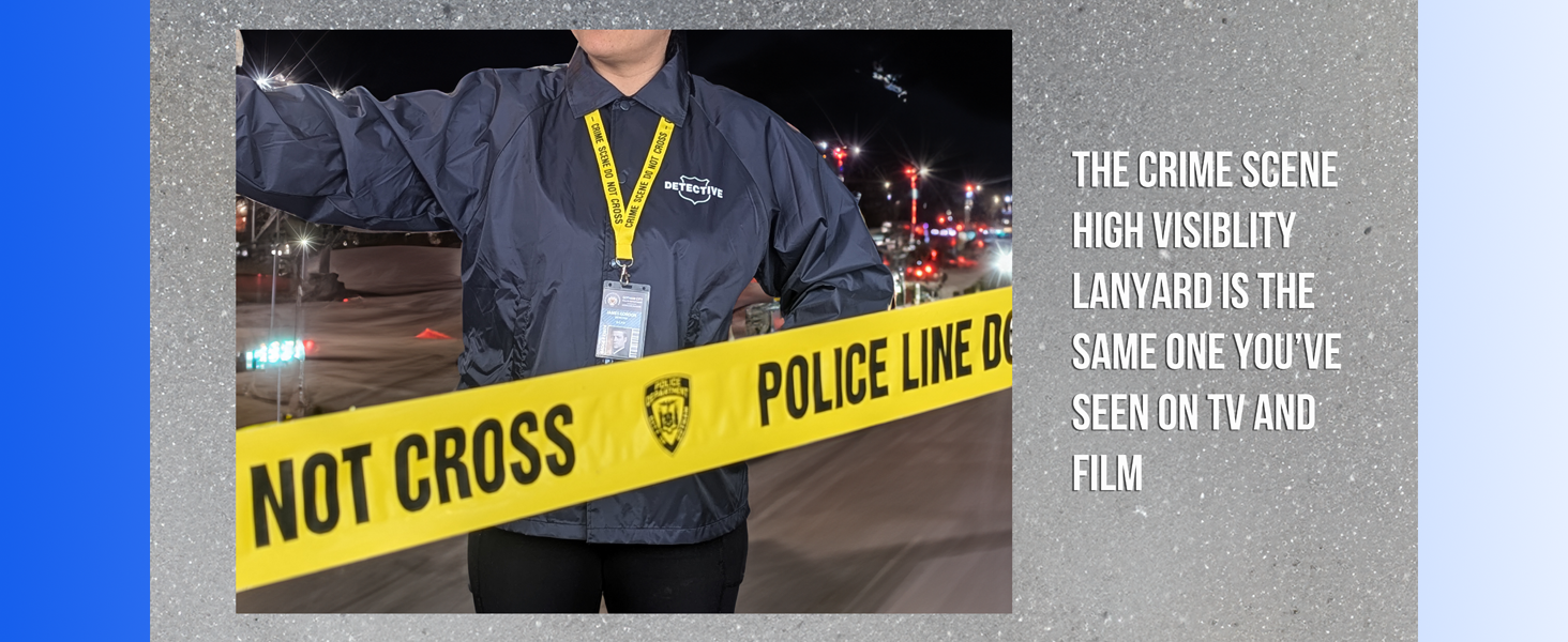 Crime Scene Do Not Cross Lanyard - Image 3