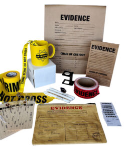 Contents of the Crime Scene Gift Bundle