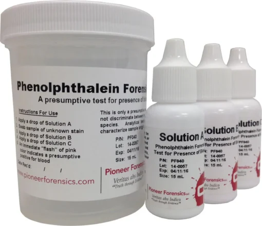 Phenolphthalein Presumptive Blood Test Kit