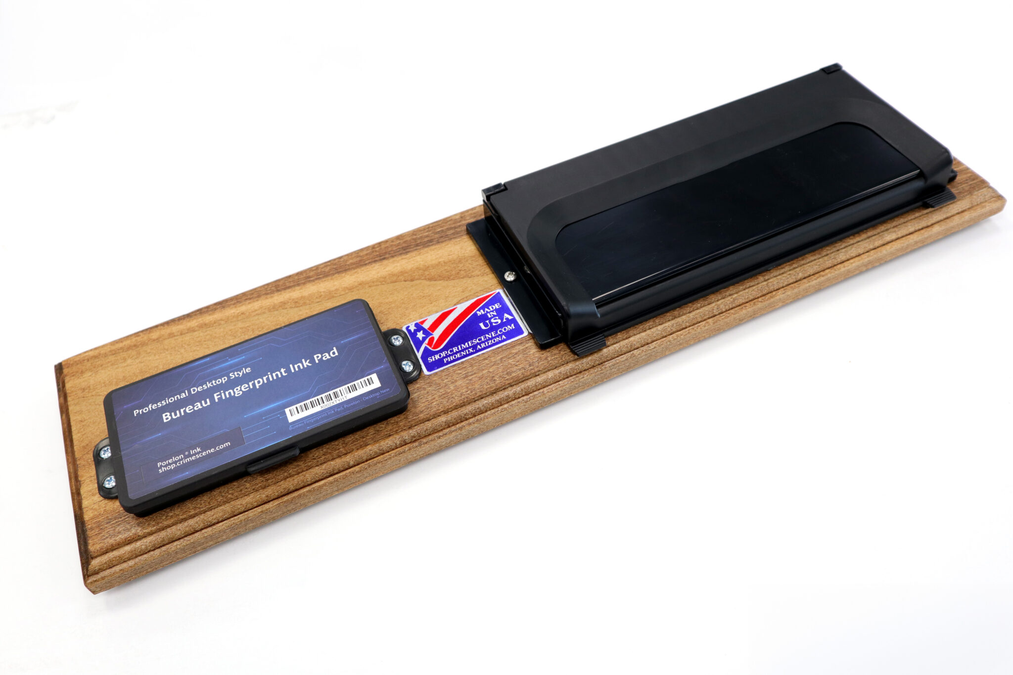 Complete Fingerprinting Kit Ink, Cards, Holder and Base Crime Scene