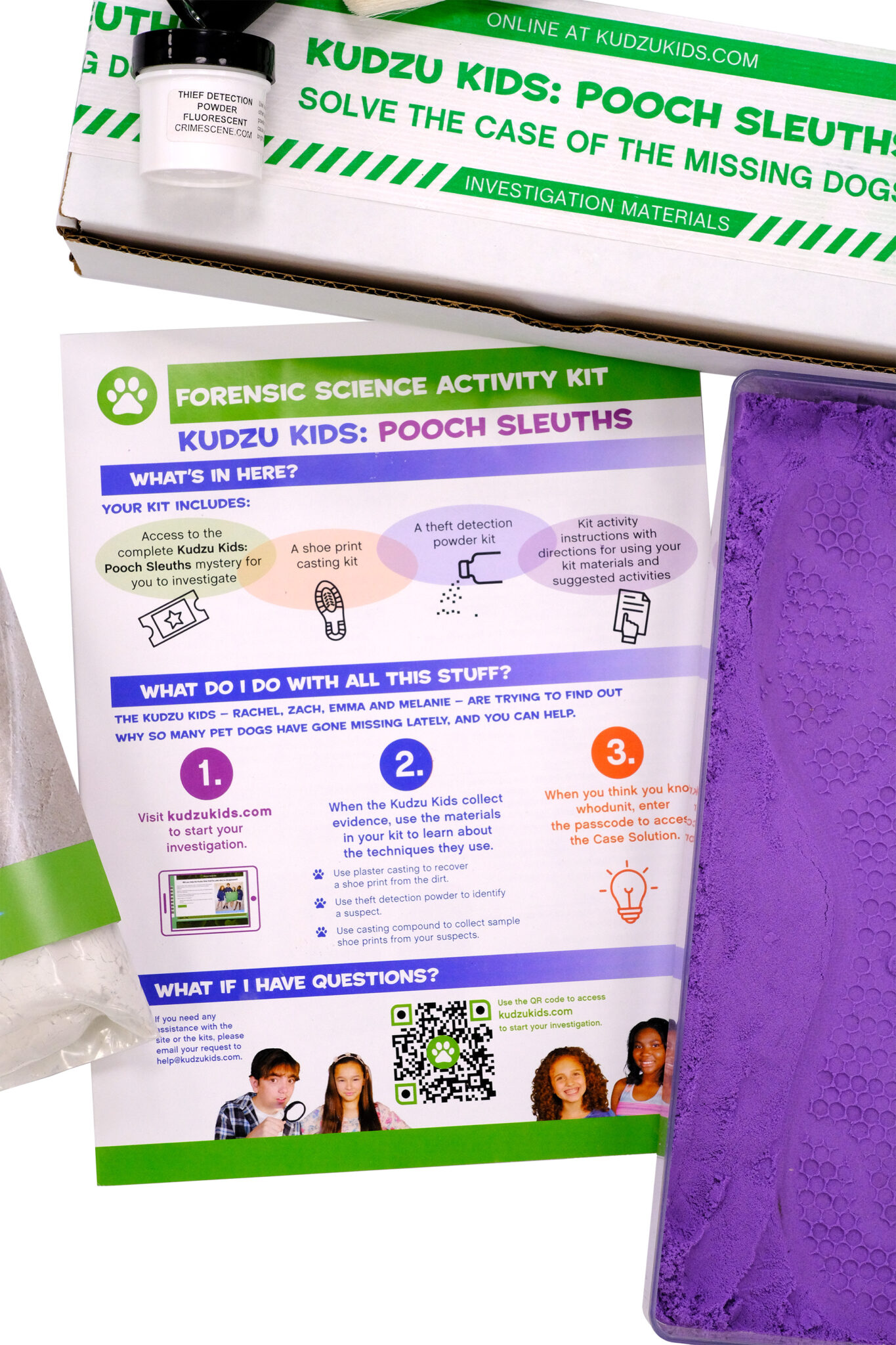 Footprint Impression Science Kit for Pooch Sleuths