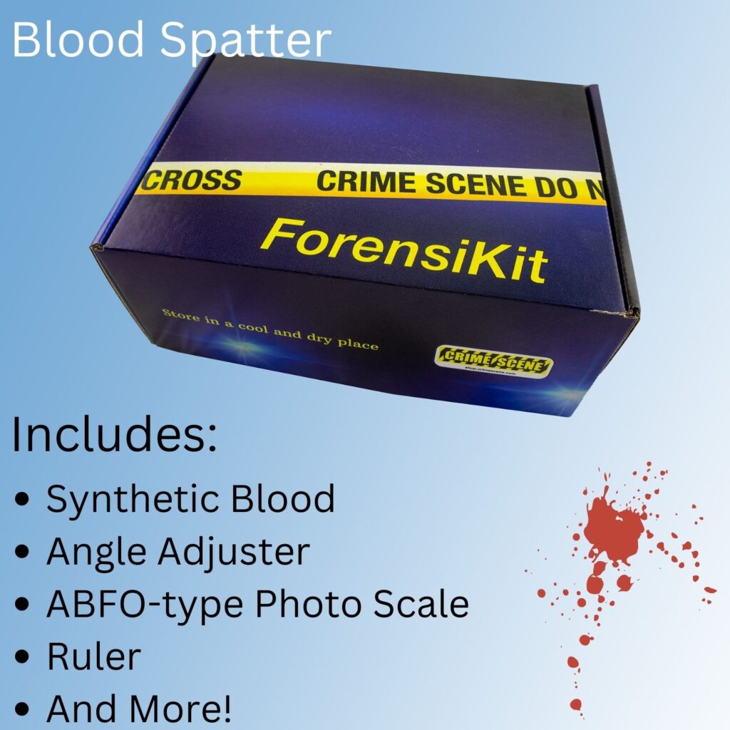 ForensiKit: Blood Spatter for Crime Scene Analysis