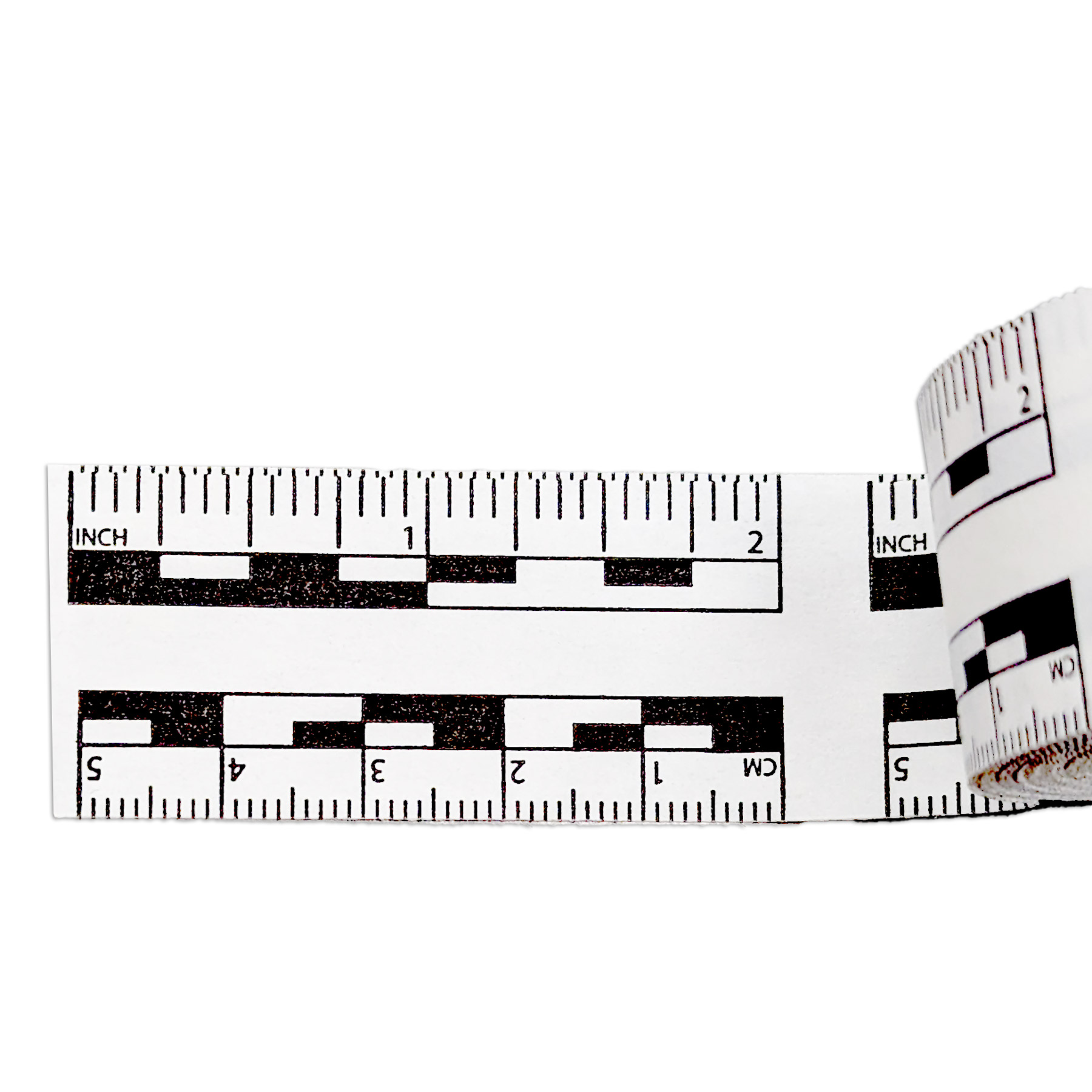 Crime Scene 10cm Photomacrographic Scale (10pk) - White, Non - View #7