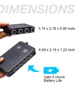 Alternative view of Microphone Suppression Kit – Short Range Microphone Suppressor System