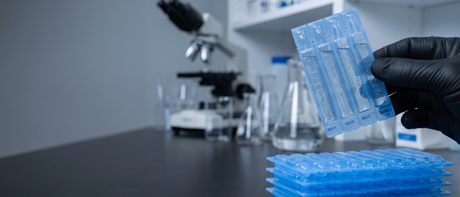 water in a lab