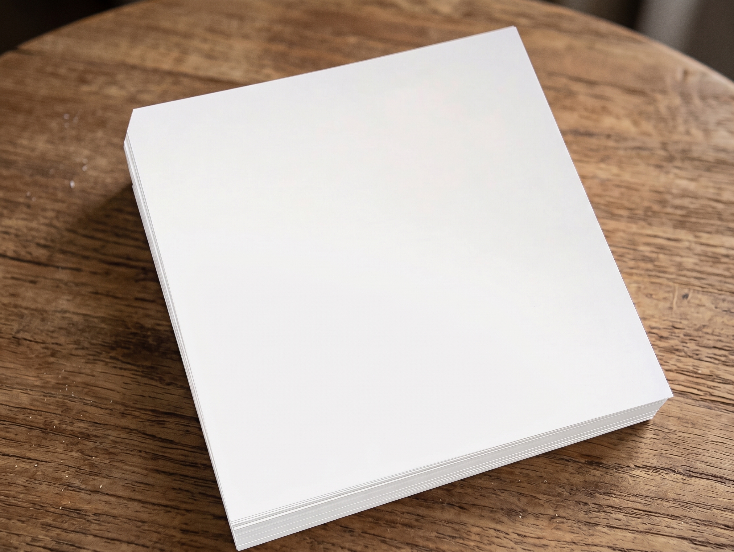 Blank Fingerprint Card Stock