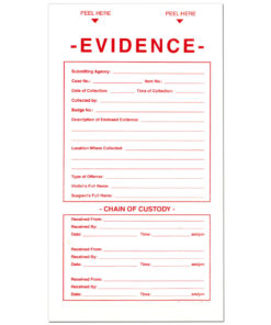 SEALED EVIDENCE Labels, Evidence Identification Labels